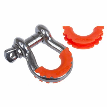 DAYSTAR D-RING / Shackle Isolator Fluorescent Orange Pair KU70056FA